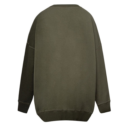 Green Cotton Sweatshirt