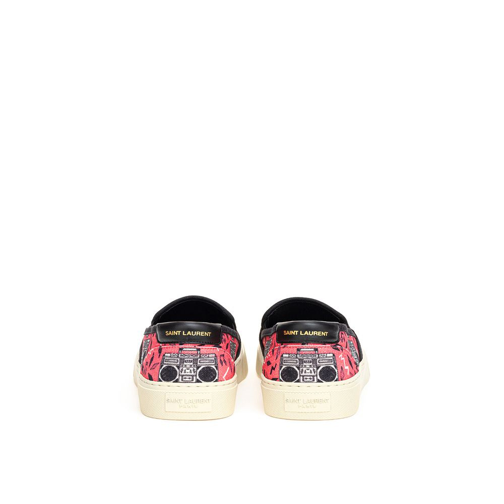 Pink Cotton Platform Sneakers