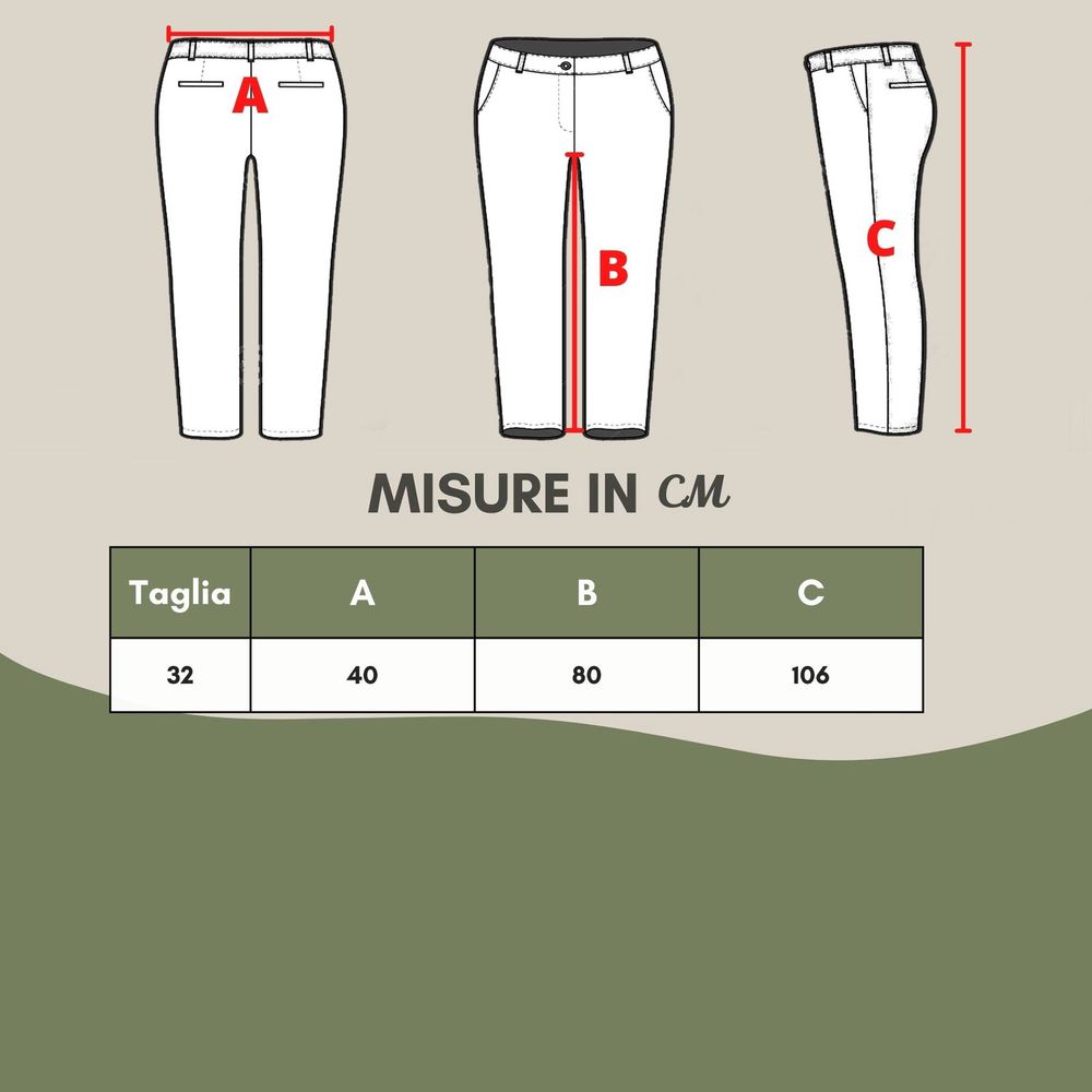 Brown Cotton Casual Pants