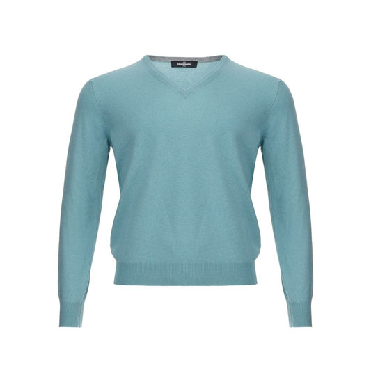 Turquoise Cashmere Sweater Elegance