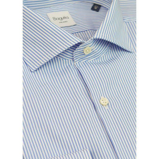 Light Blue Cotton Men Shirt