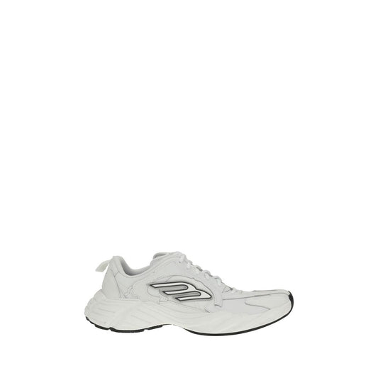 White Calf Leather Bos Taurus Athletic Sneakers