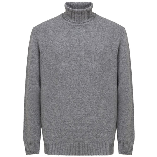 Gray Cashmere Turtleneck