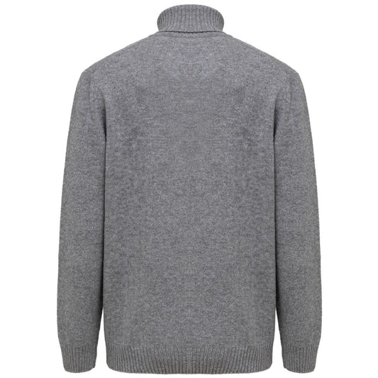 Gray Cashmere Turtleneck