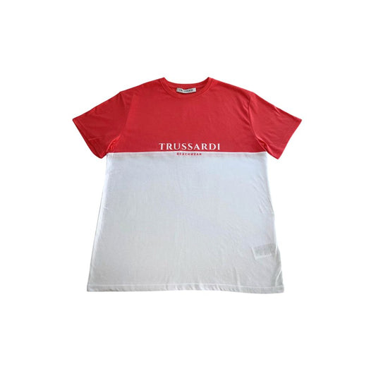 White Cotton Men T-Shirt