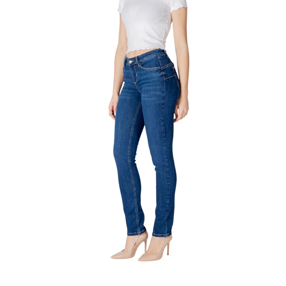 Blue Cotton Mom Jeans