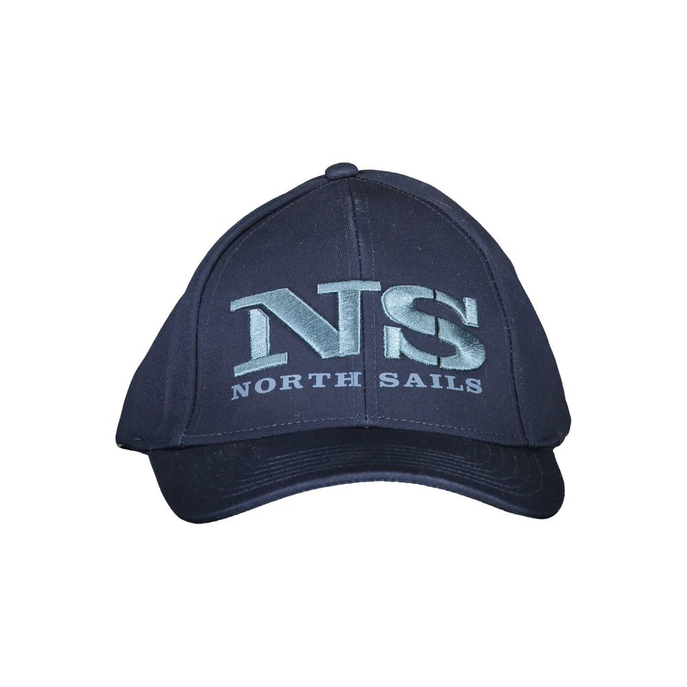 Blue Cotton Men Cap
