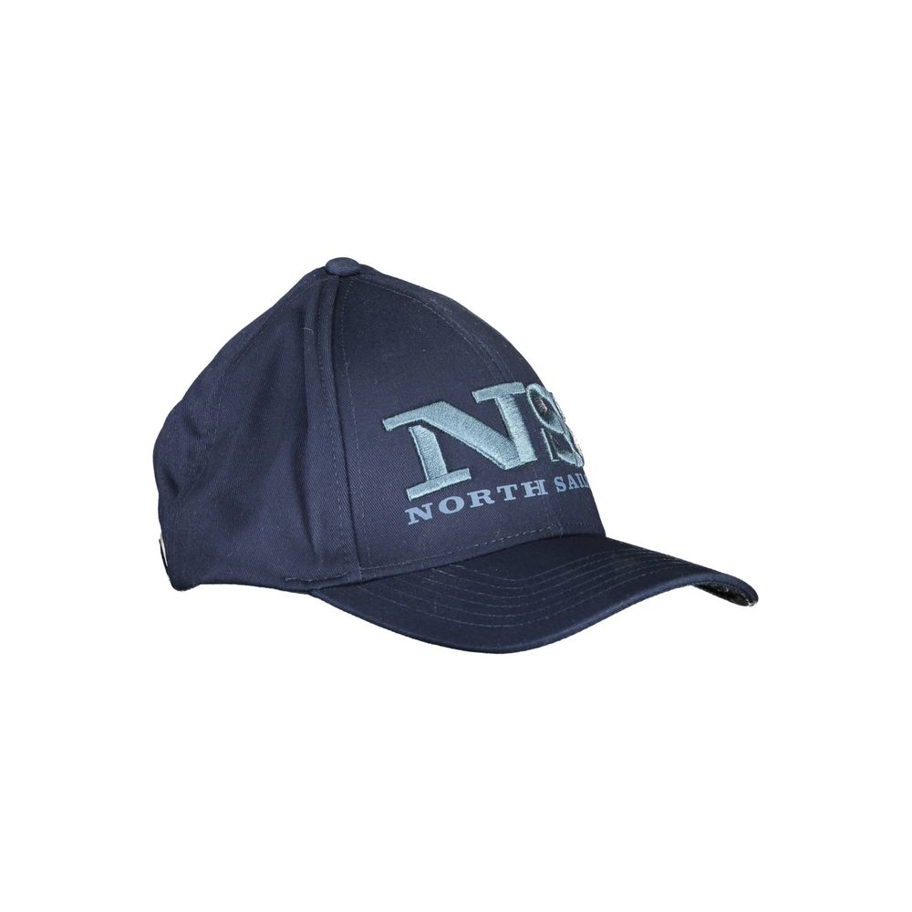Blue Cotton Men Cap