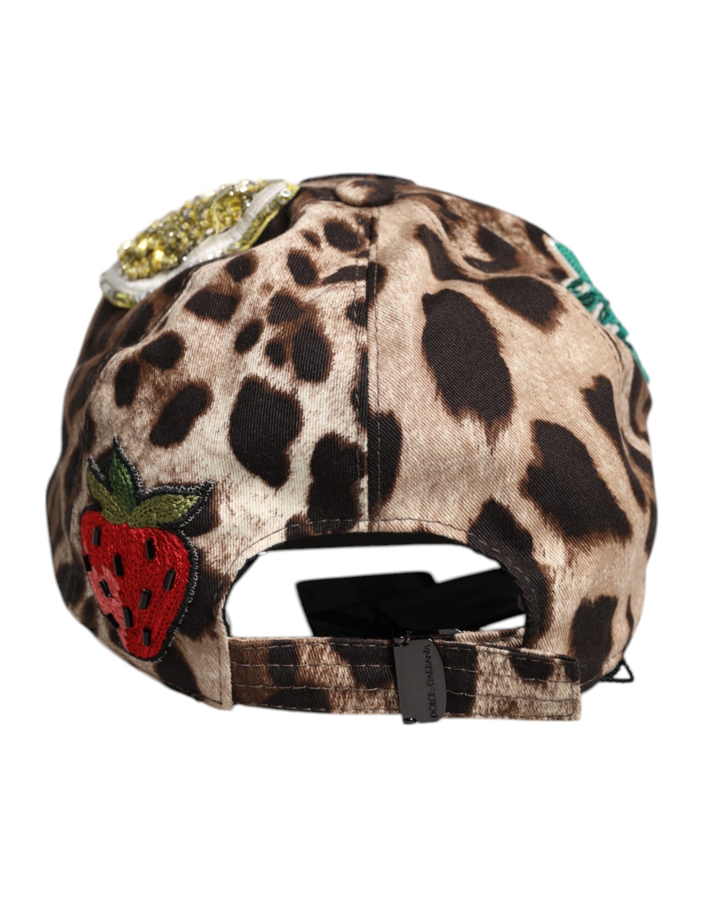Brown Leopard Sequin Sicily Baseball Cap