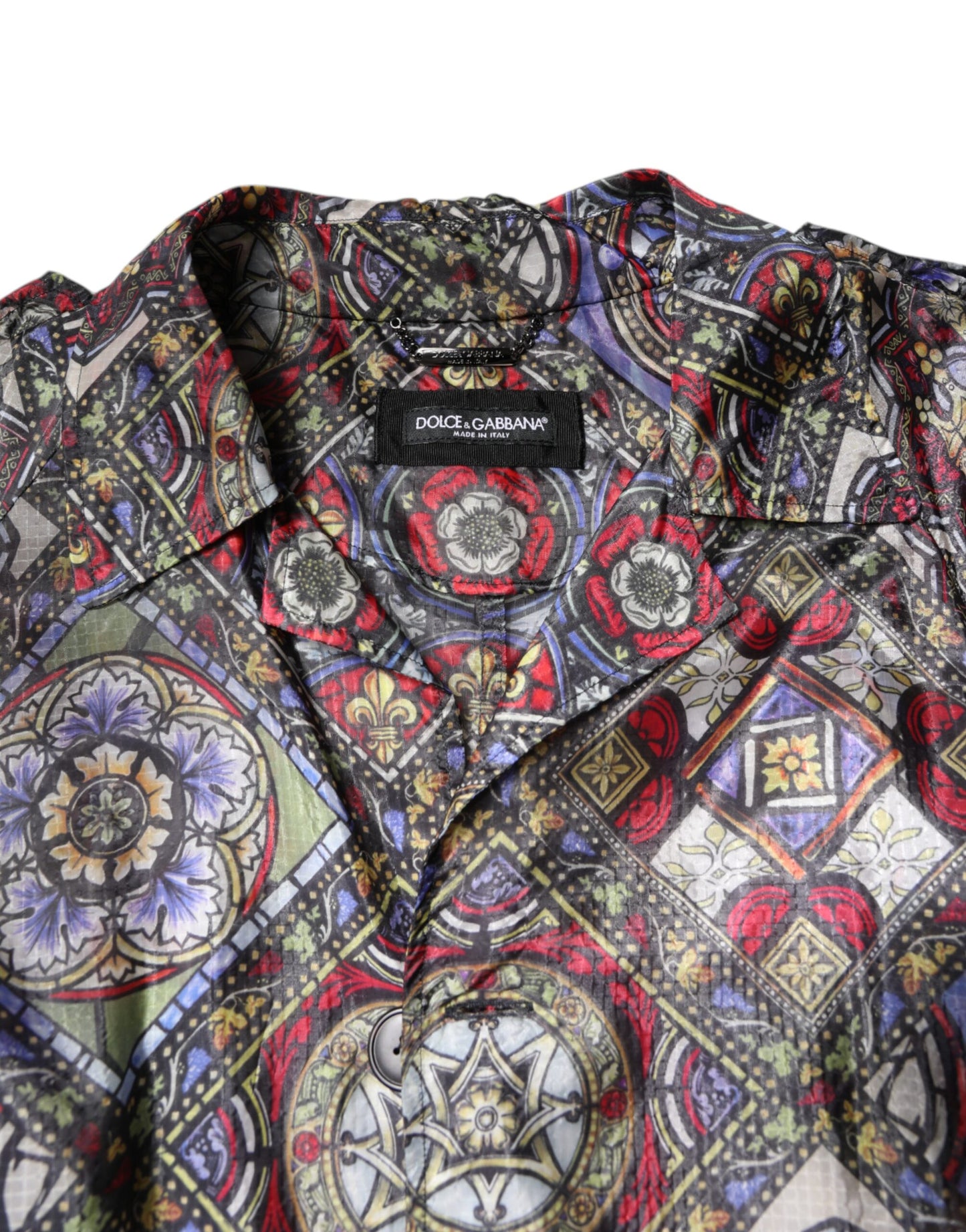 Multicolor Royal Bee Crown Trench Coat Jacket