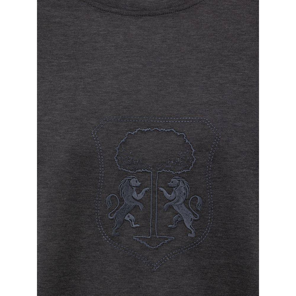 Gray Cotton T-Shirt