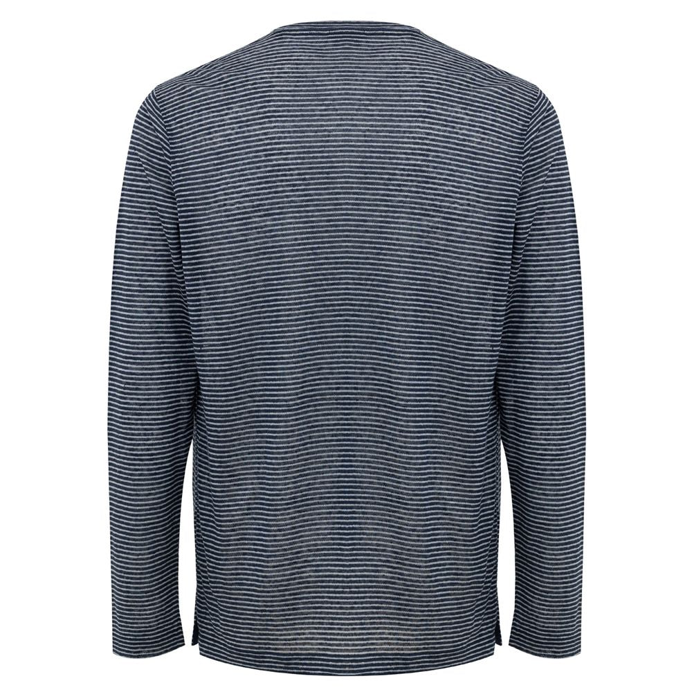 Blue Linen Long Sleeve