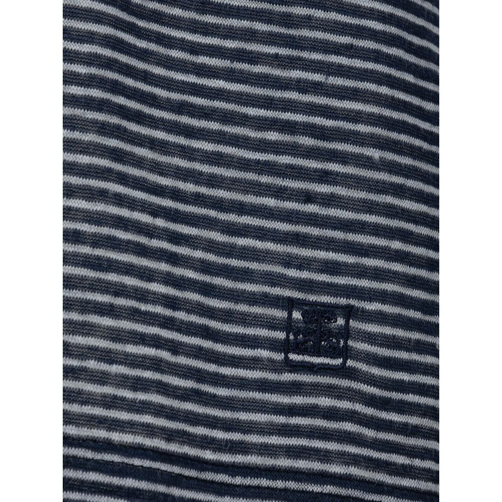 Blue Linen Long Sleeve