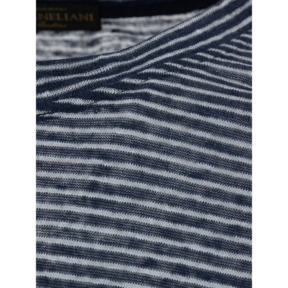 Blue Linen Long Sleeve