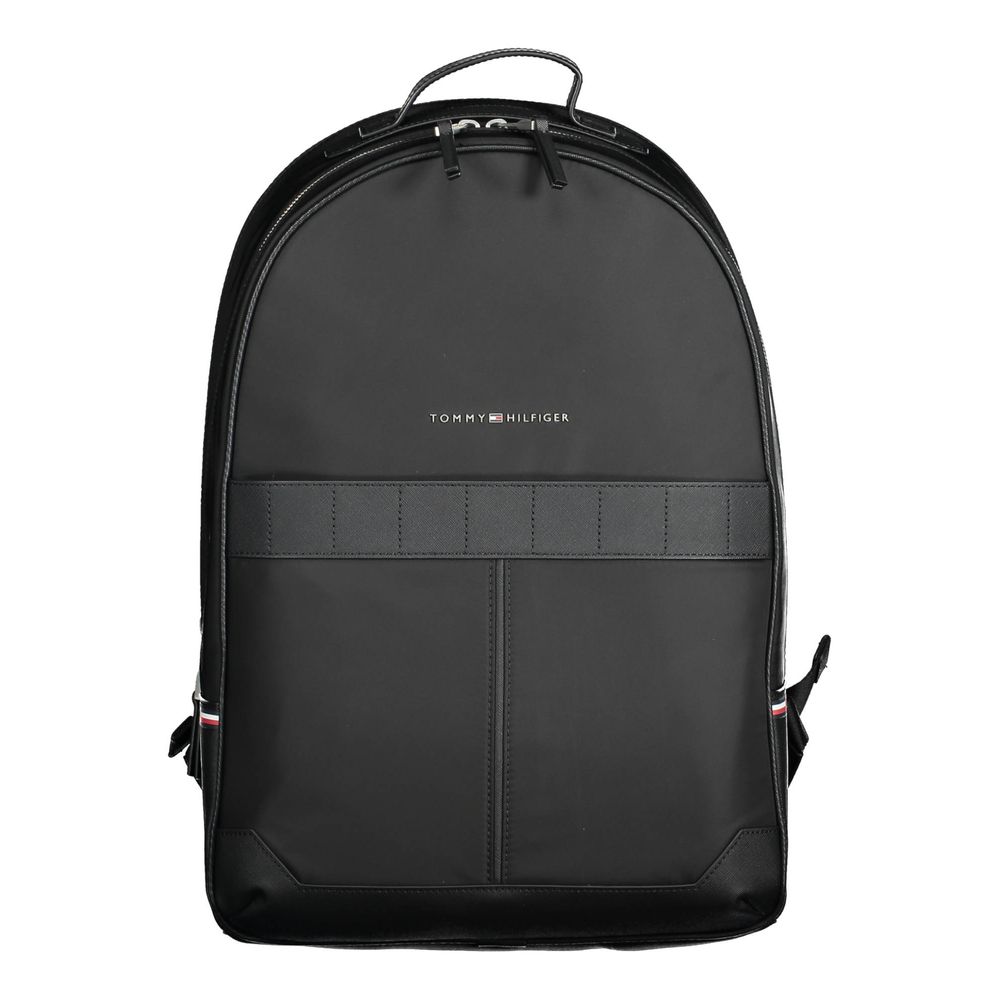 Black Polyester Backpack