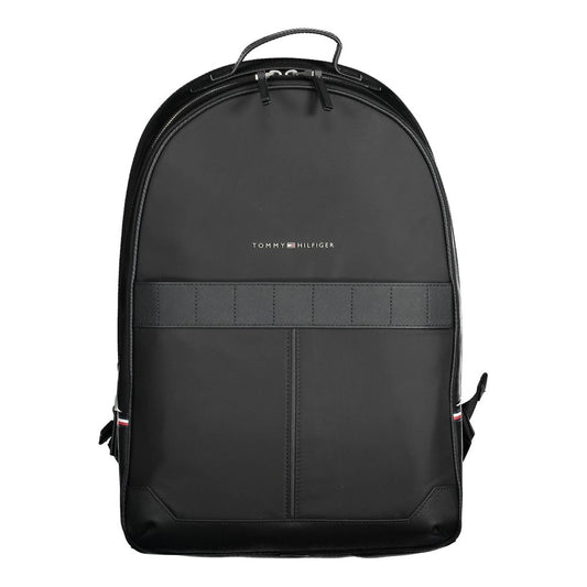 Black Polyester Backpack