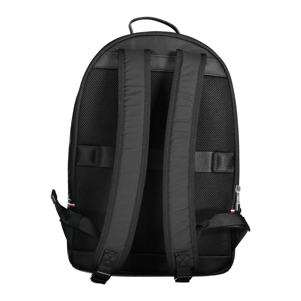 Black Polyester Backpack