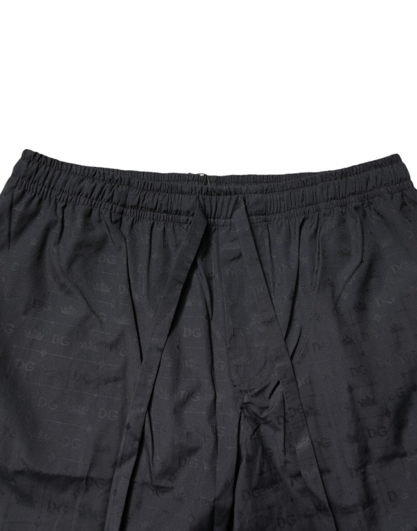 Black Cotton Men Pajama Set Sleepwear