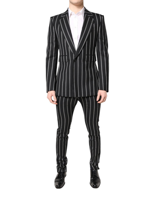 Black Striped SICILIA Formal 2 Piece Suit