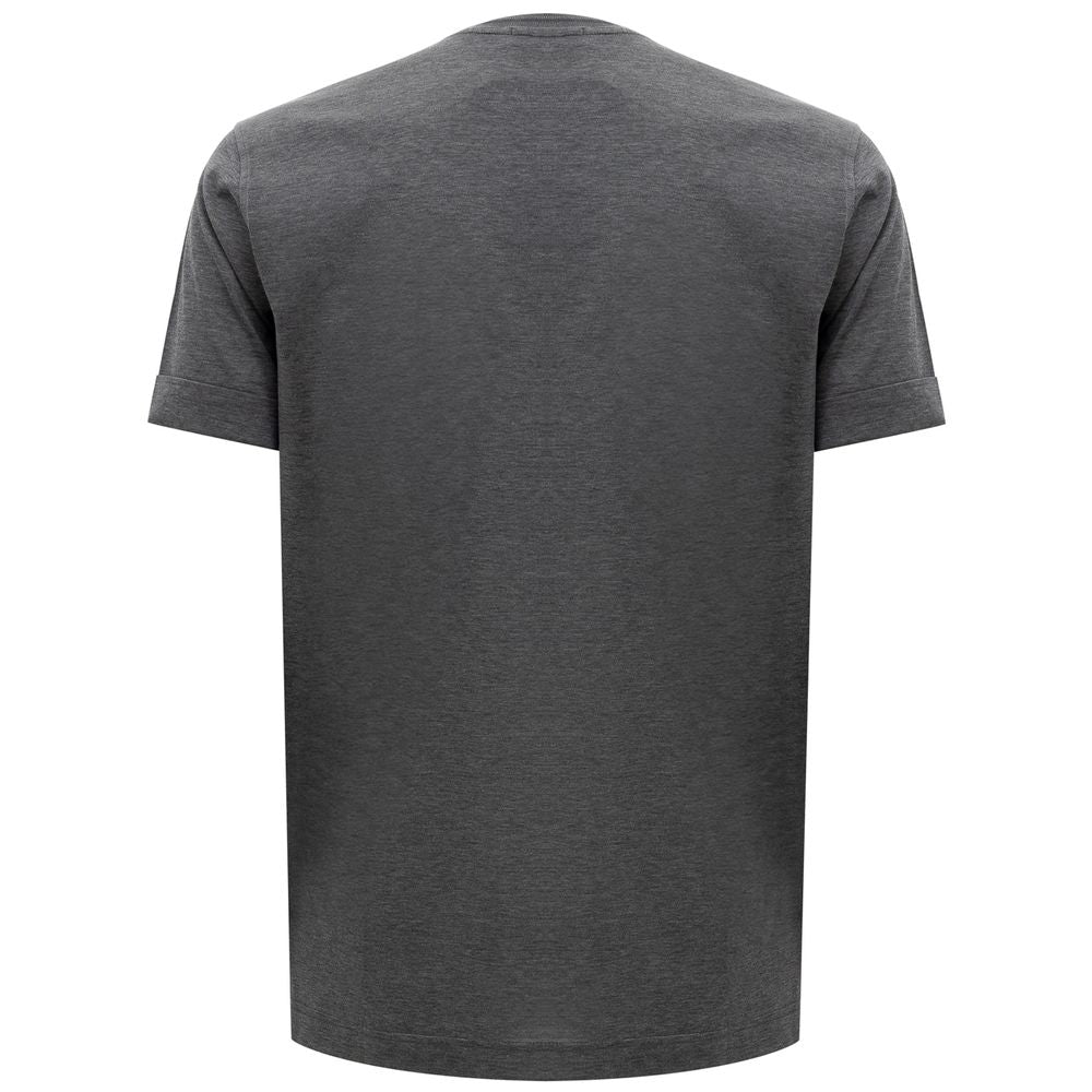 Gray Cotton T-Shirt
