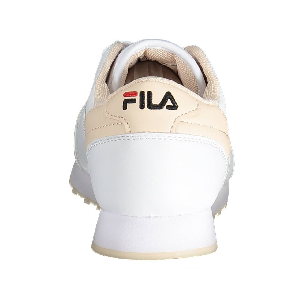 White Synthetic Women Sneaker
