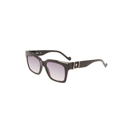 Black Acetate Women's Sunglass