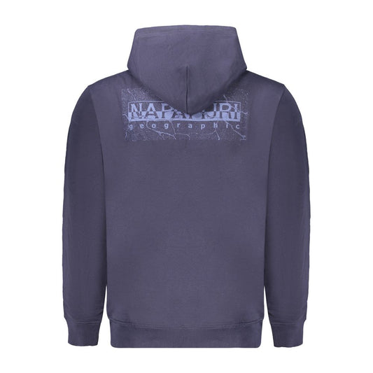 Blue Cotton Men Sweater