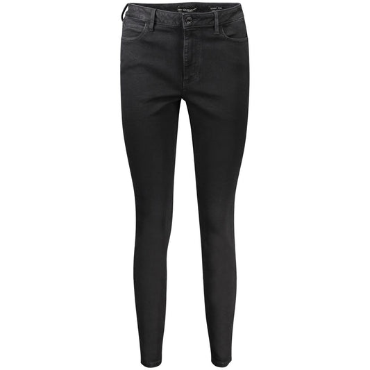 Black Cotton Women Skinny Jean