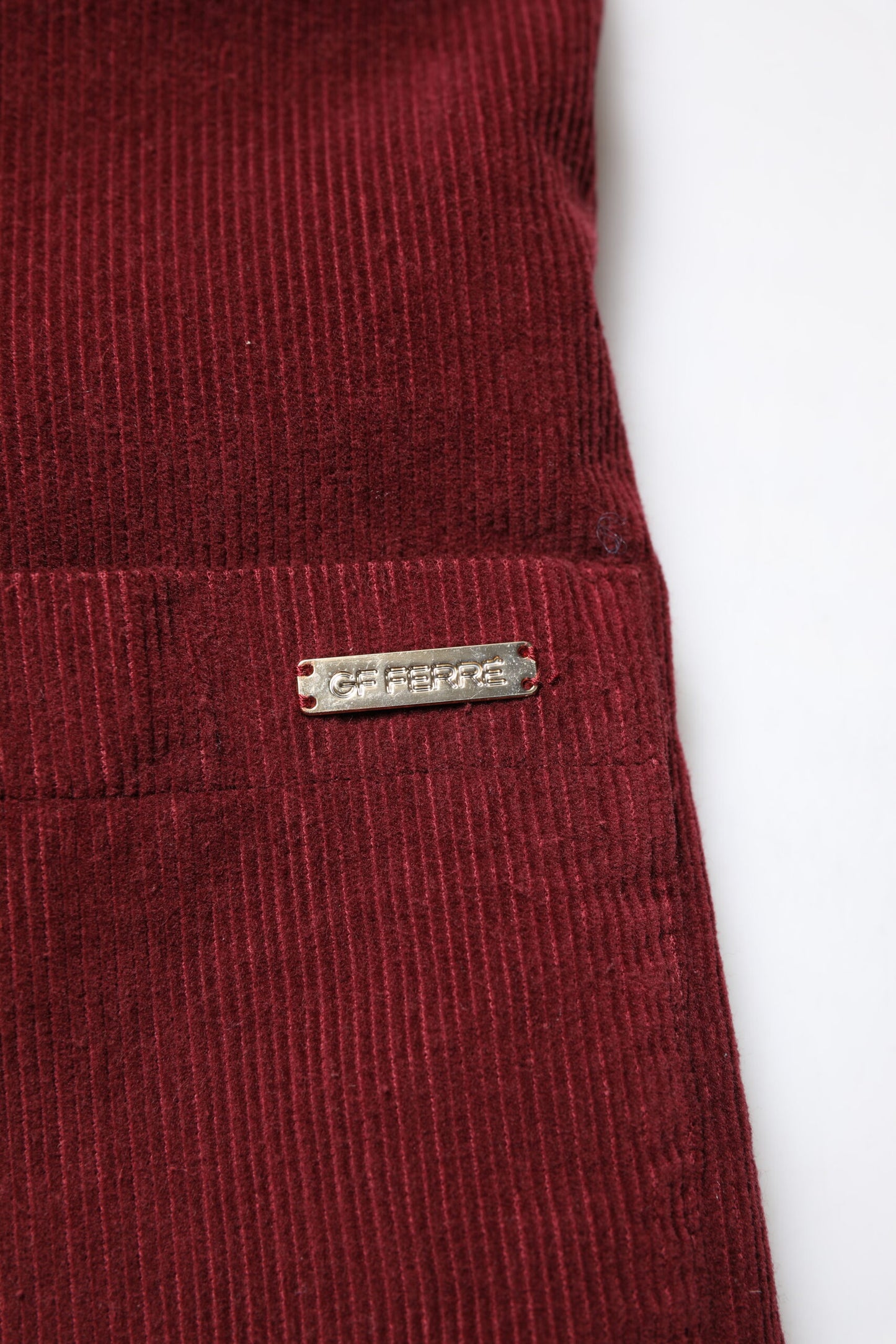 Maroon Corduroy Regular Fit Men Coat Blazer Jacket