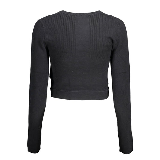 Black Elastane Sweater