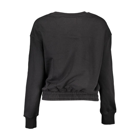 Black Cotton Sweatshirt
