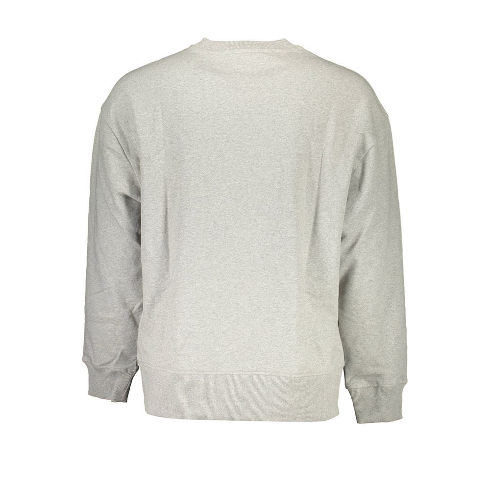 Gray Cotton Men Sweater