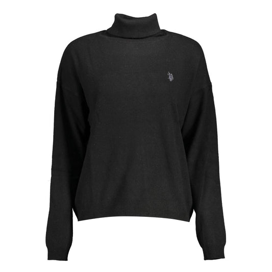 Black Wool Women Sweater