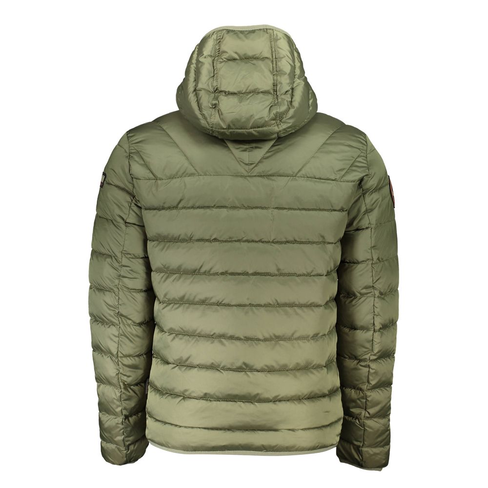 Green Polyamide Men Jacket