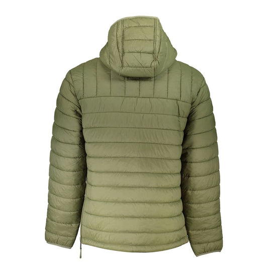 Green Polyamide Men Jacket