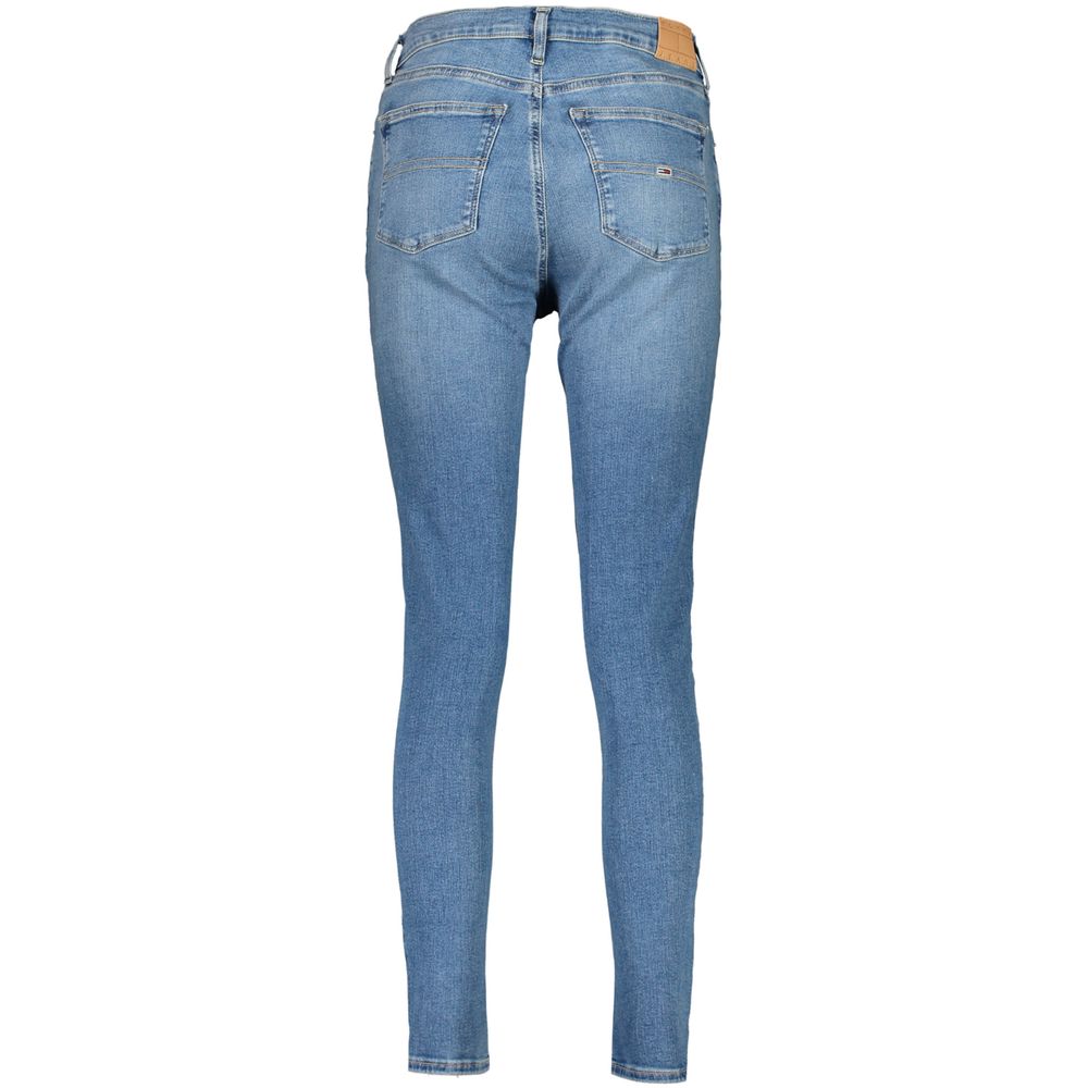 Blue Cotton Women Skinny Jean