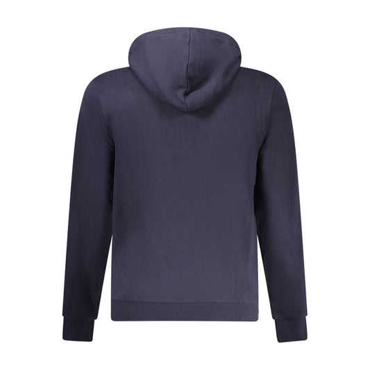 Blue Cotton Men's Hoodie