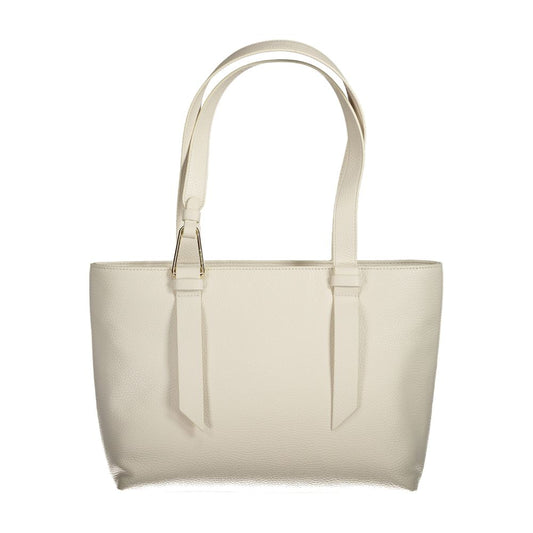 White Leather Handbag