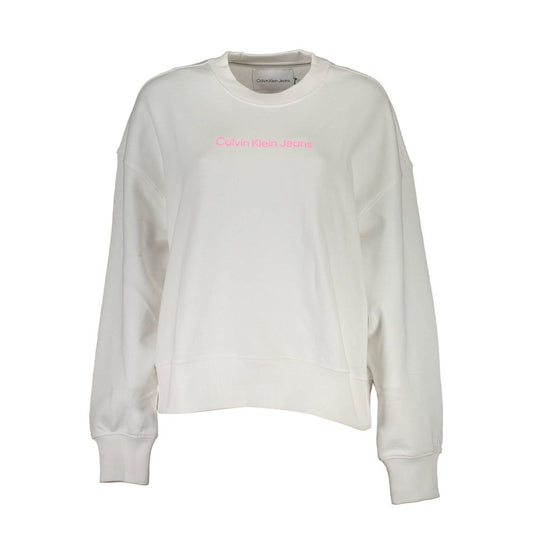 White Cotton Sweatshirt