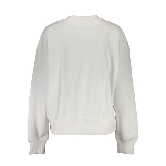 White Cotton Sweatshirt
