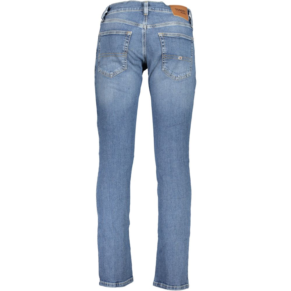 Blue Cotton Men's Slim Jeans