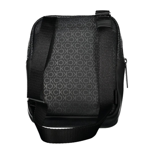Black Polyester Shoulder Bag