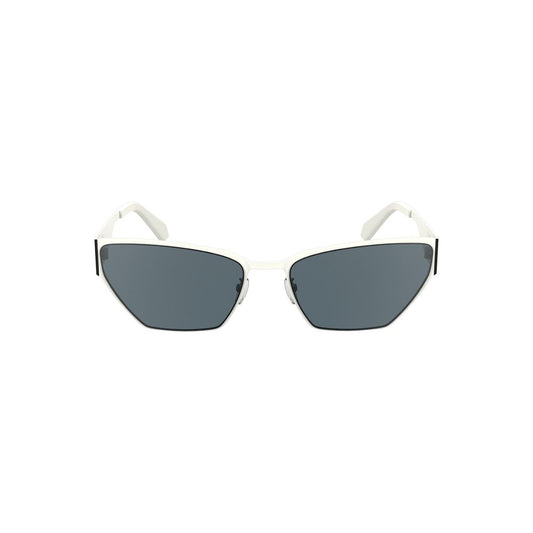 White Metal Women Sunglass