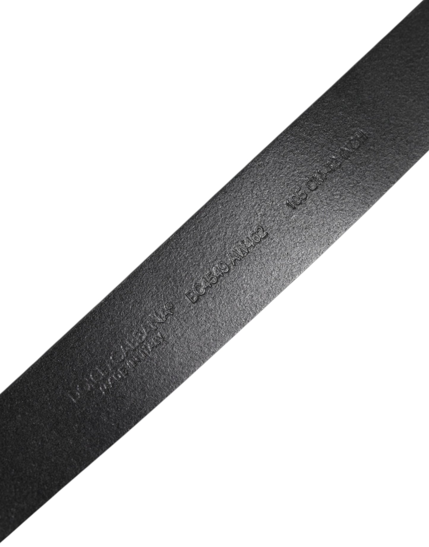 Black Classic Leather Metal Buckle Belt