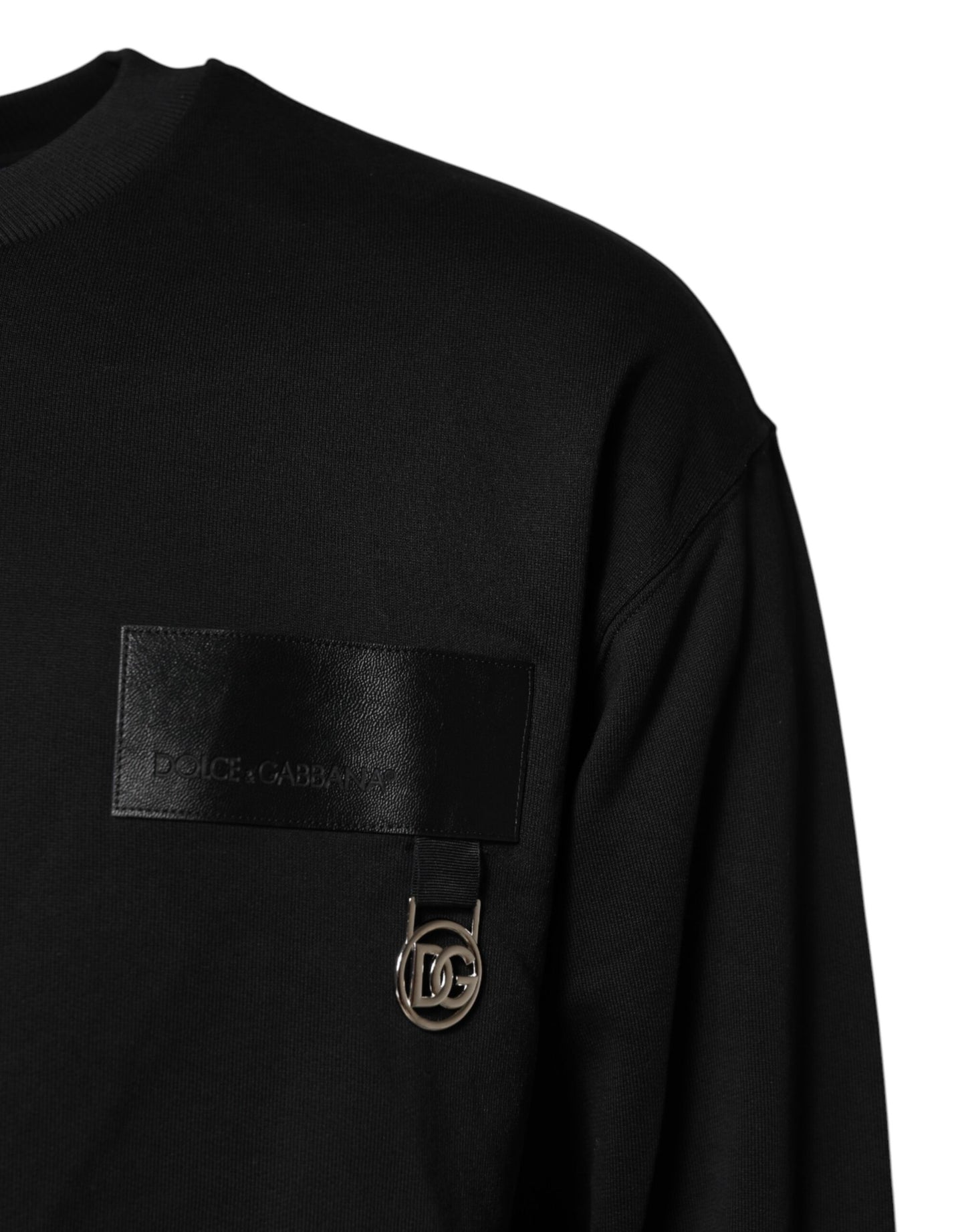 Black DG Logo Crew Neck Sweatshirt Sweater