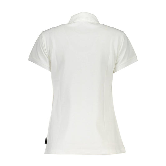 White Cotton Polo Shirt
