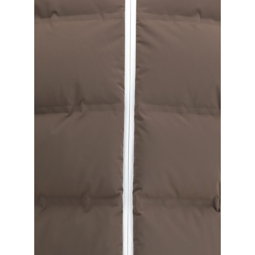 Brown Polyamide Coat