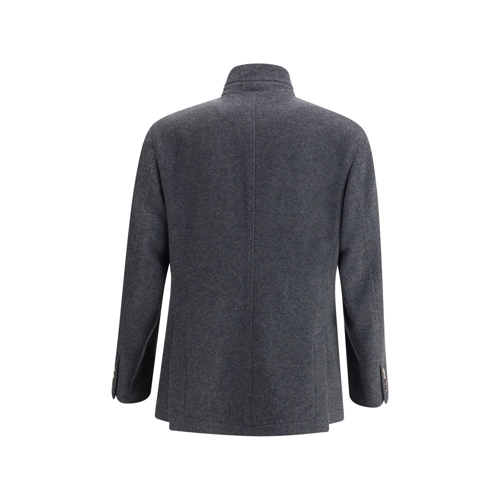 Gray Cashmere Coat