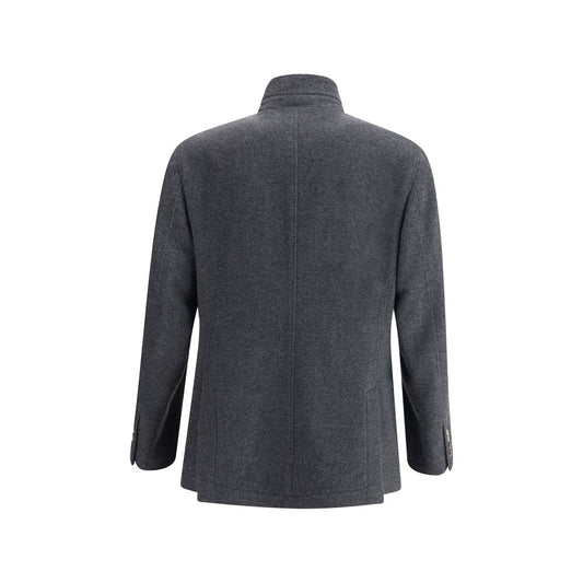 Gray Cashmere Coat