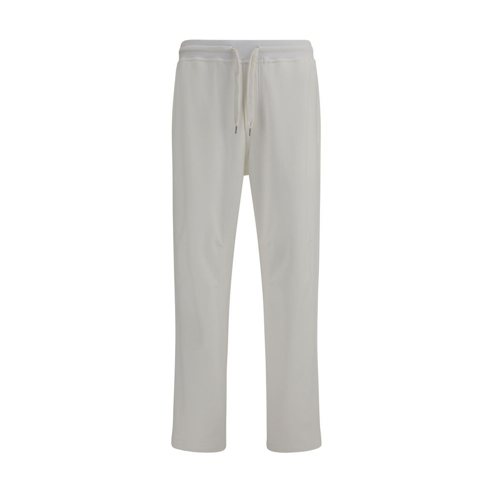 White Cotton Joggers (Workout Pants)